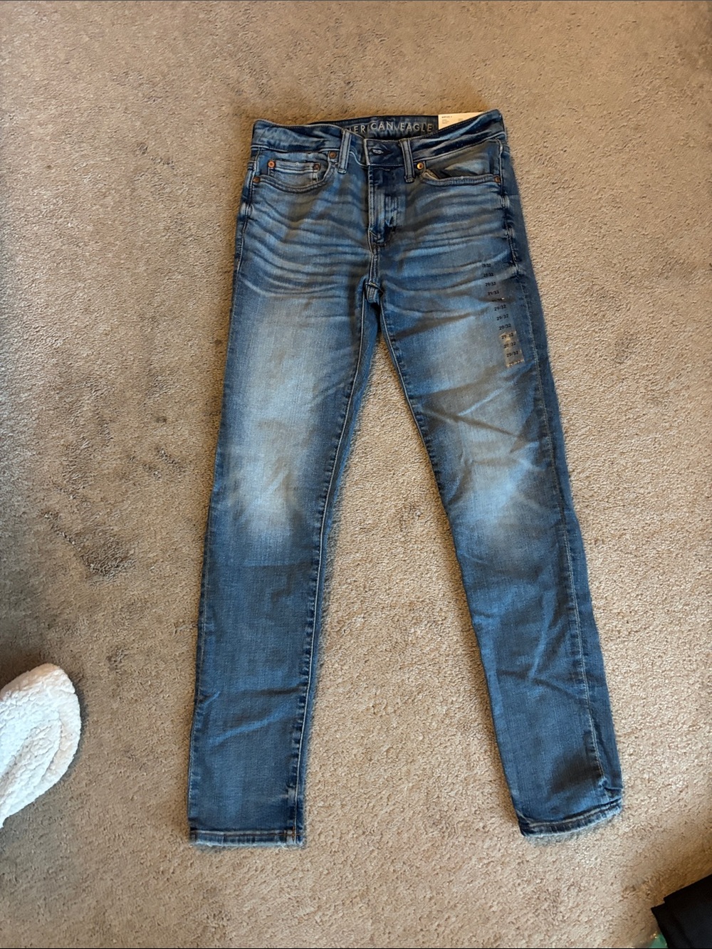 American Eagle Outfitters Men’s Faded Blue Skinny Jeans